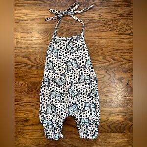 Boujee Little Babes Butterfly Halter Romper